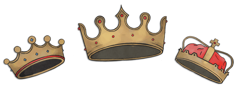 Three crowns